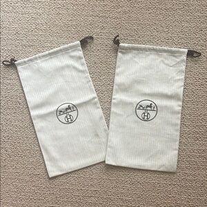Hemes large shoe dust bag (set) 8.5in x 15.5in